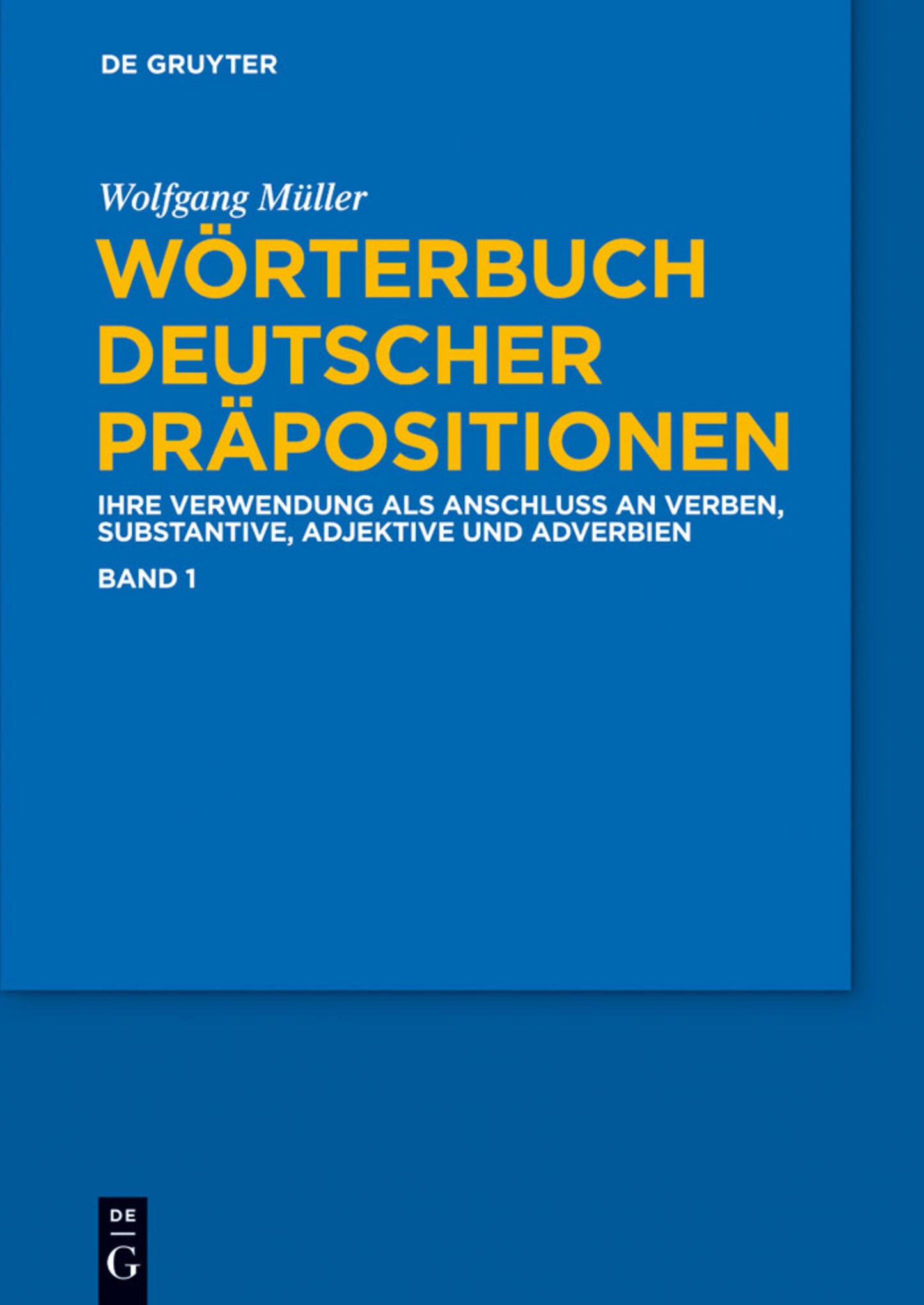 Wörterbuch deutscher Präpositionen