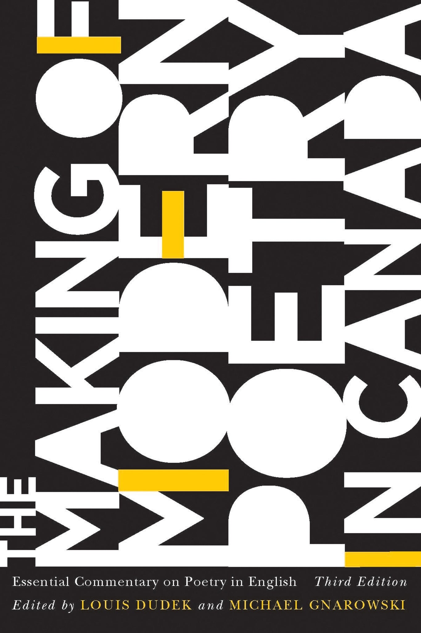 The Making of Modern Poetry in Canada