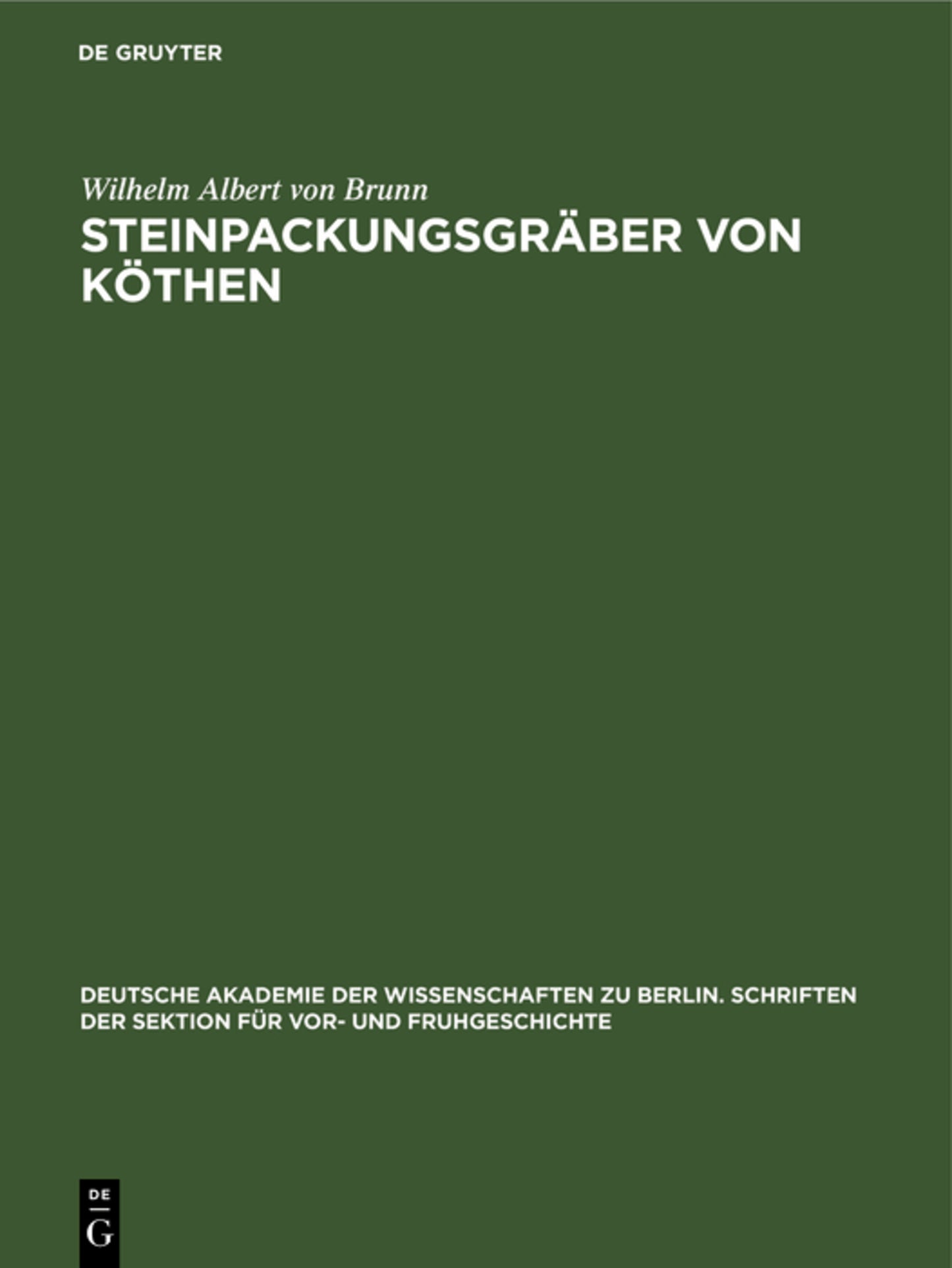 Steinpackungsgräber von Köthen