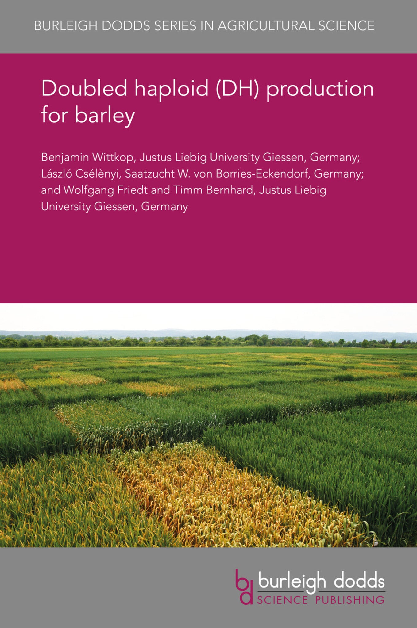 Cover image for Doubled haploid (DH) production for barley ISBN 9781838798239