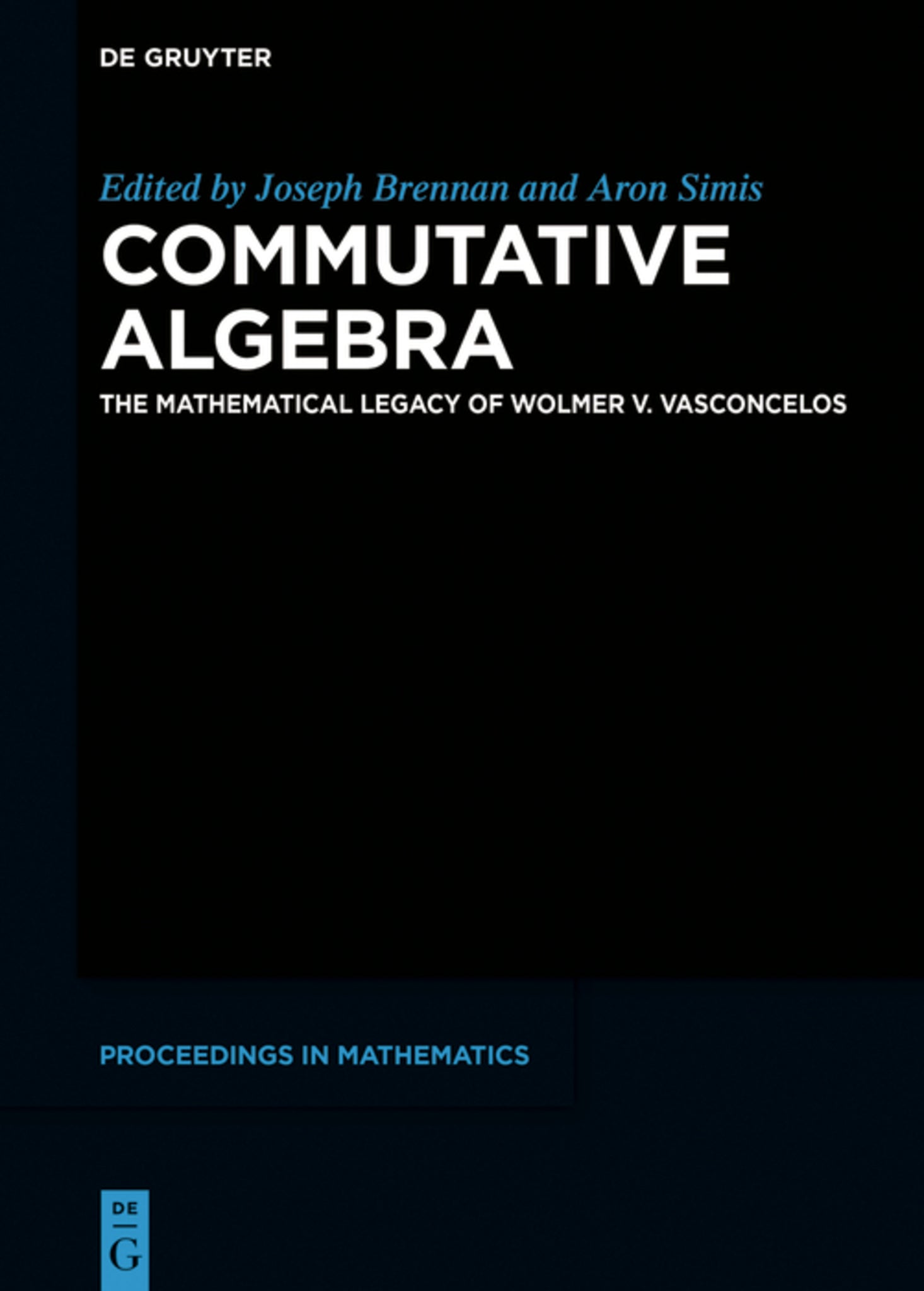 Cover image for Commutative Algebra ISBN 9783111000091
