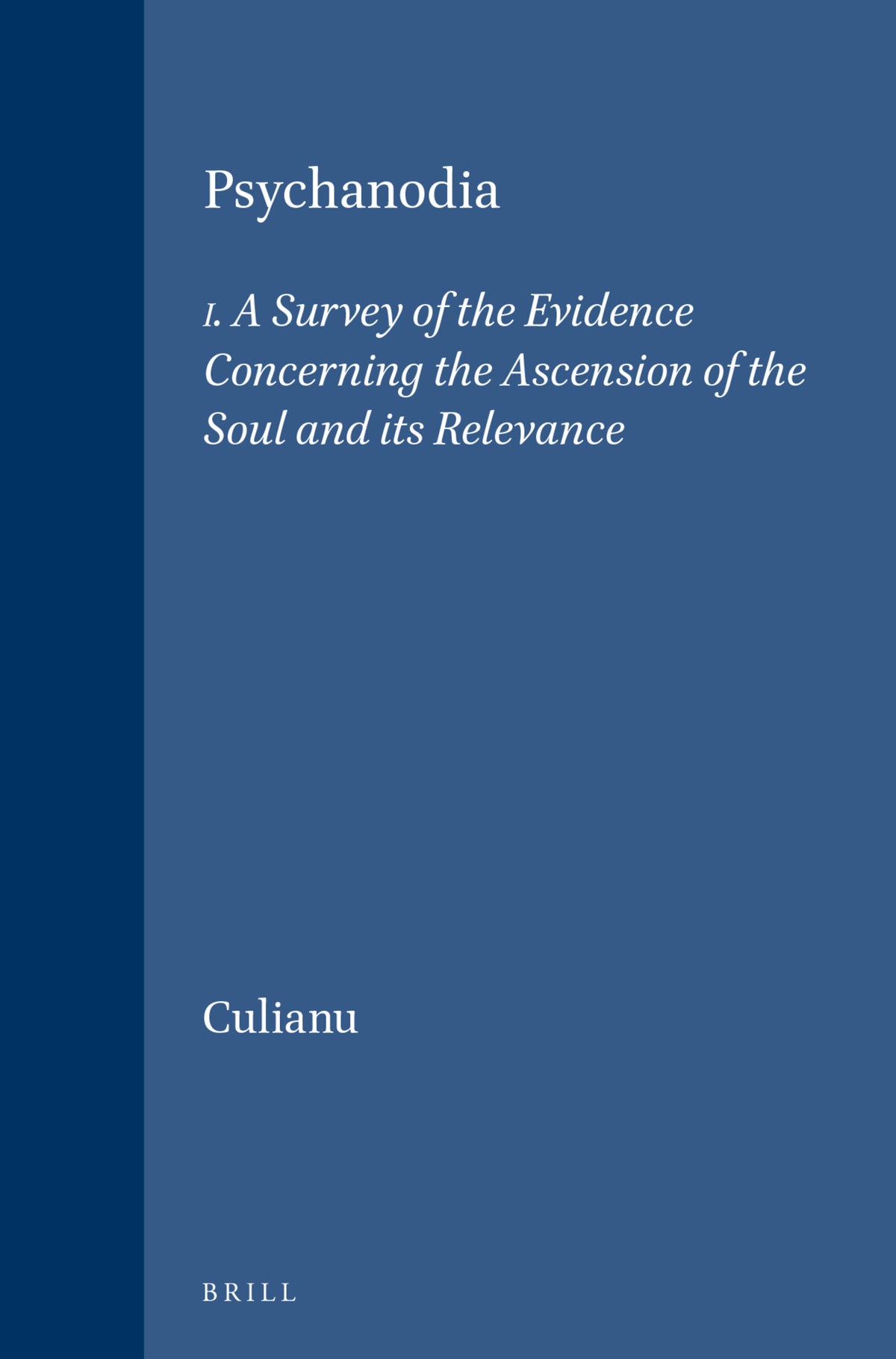 Cover image for Psychanodia ISBN 9789004069039