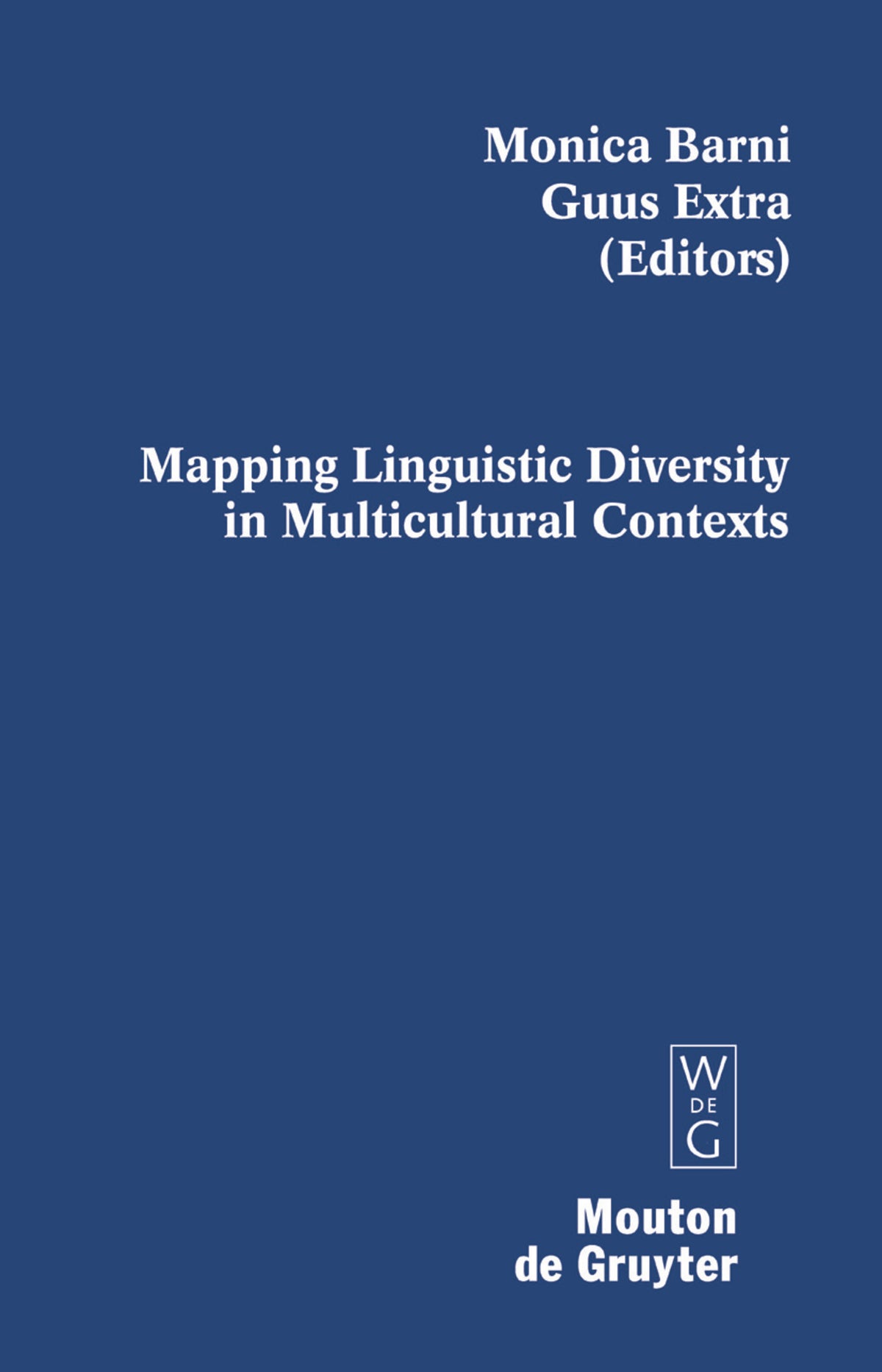 Cover image for Mapping Linguistic Diversity in Multicultural Contexts ISBN 9783110195910