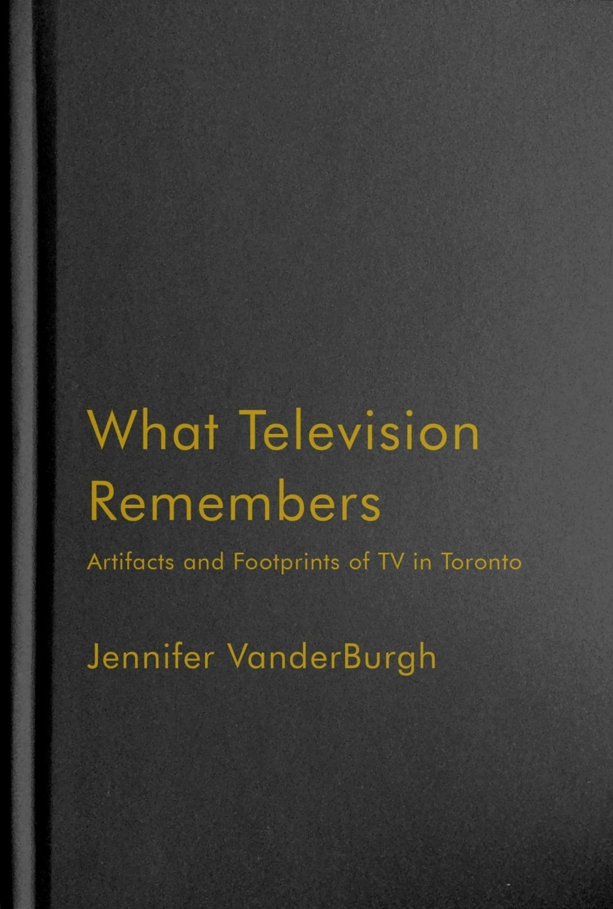 Cover image for What Television Remembers ISBN 9780228019107
