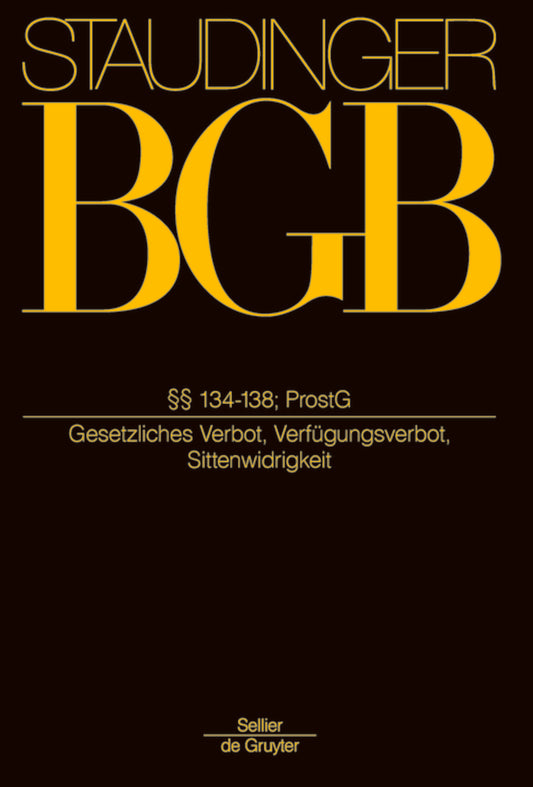 §§ 134-138; ProstG