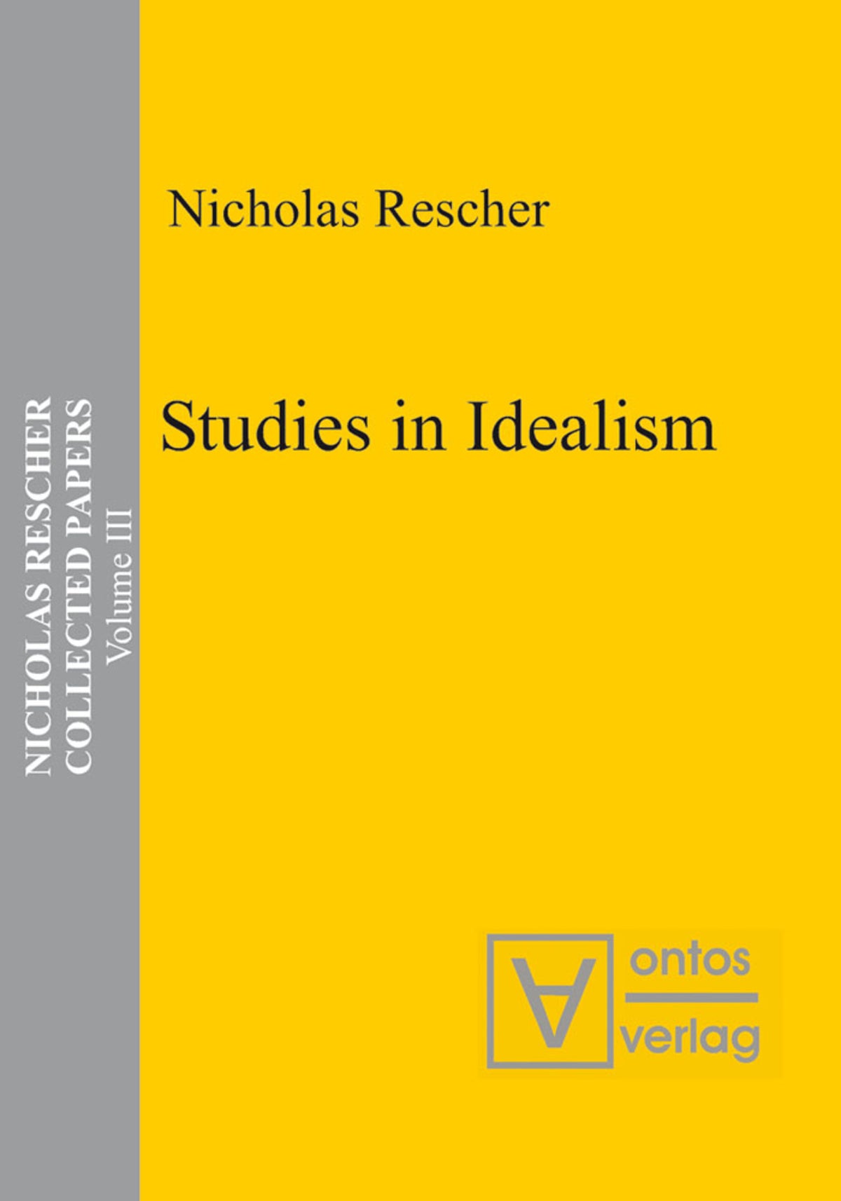 Cover image for Studies in Idealism ISBN 9783110325362