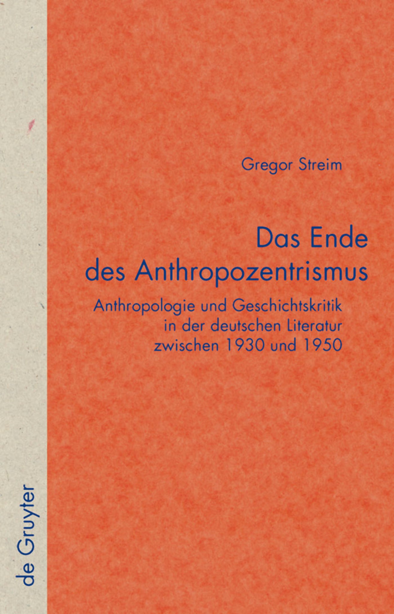 Das Ende des Anthropozentrismus