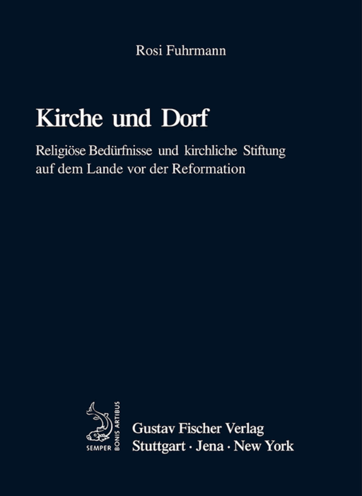 Cover image for Kirche und Dorf ISBN 9783828253667