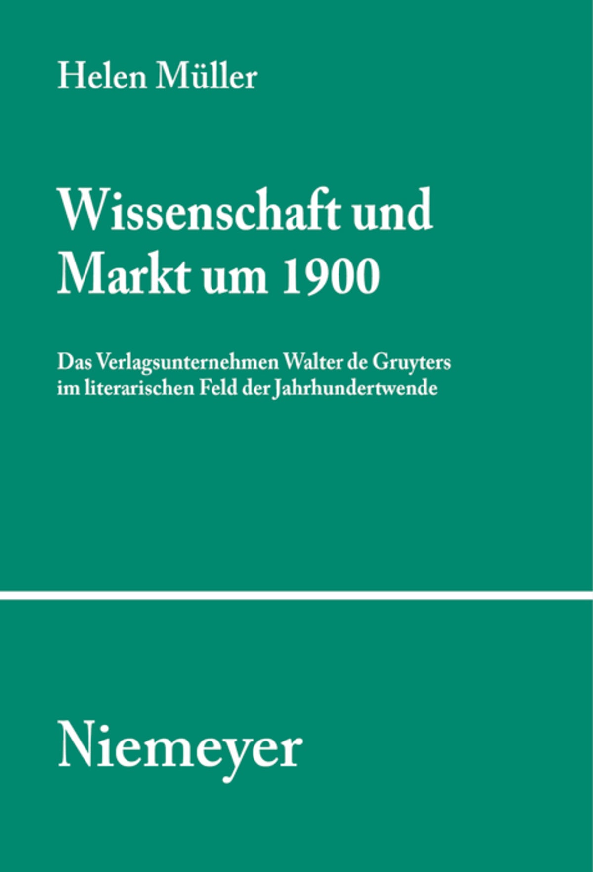Wissenschaft und Markt um 1900