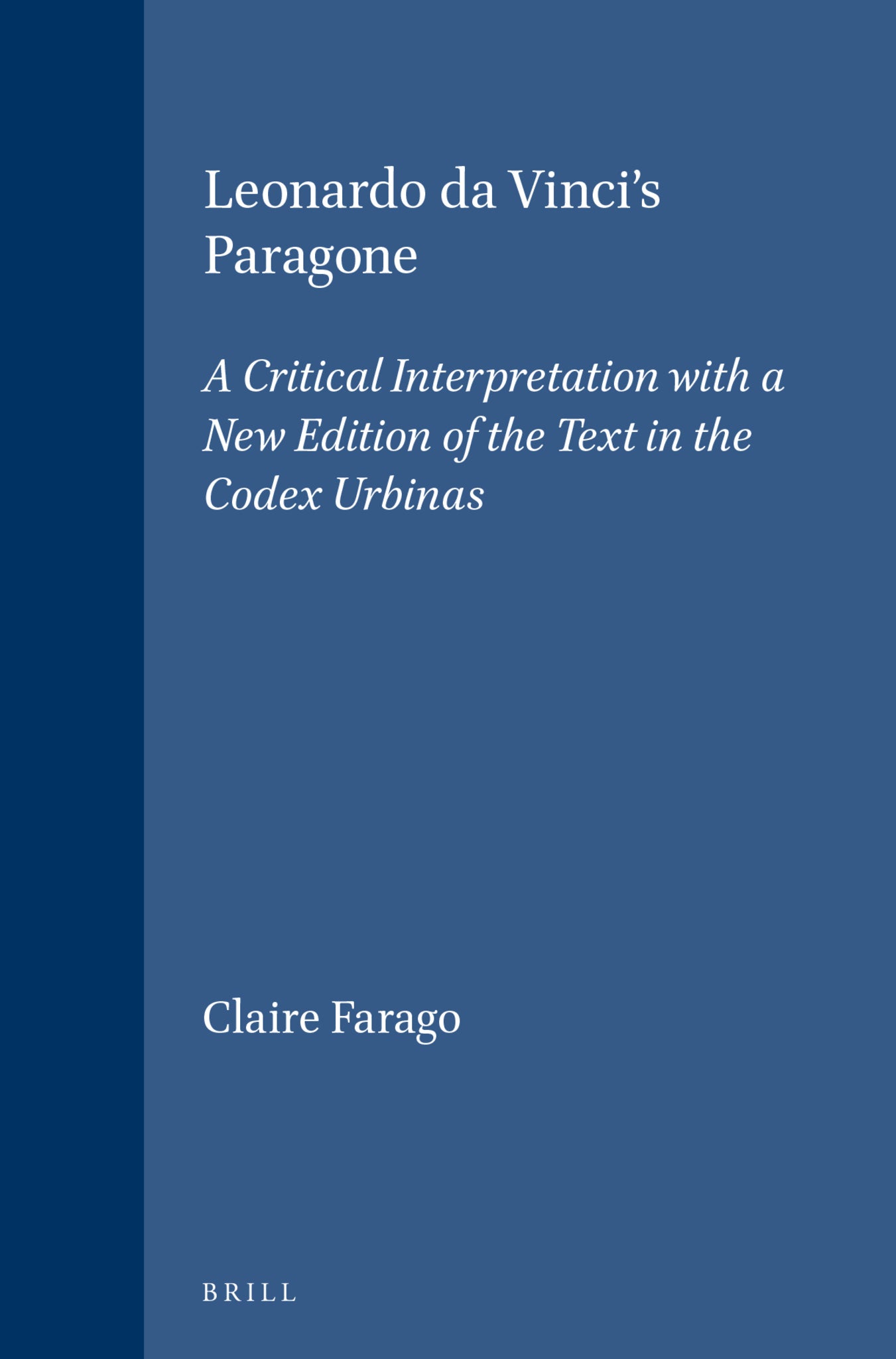 Leonardo da Vinci's Paragone