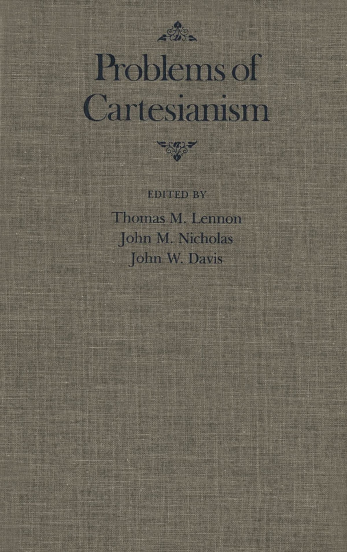 Cover image for Problems of Cartesianism ISBN 9780773510005