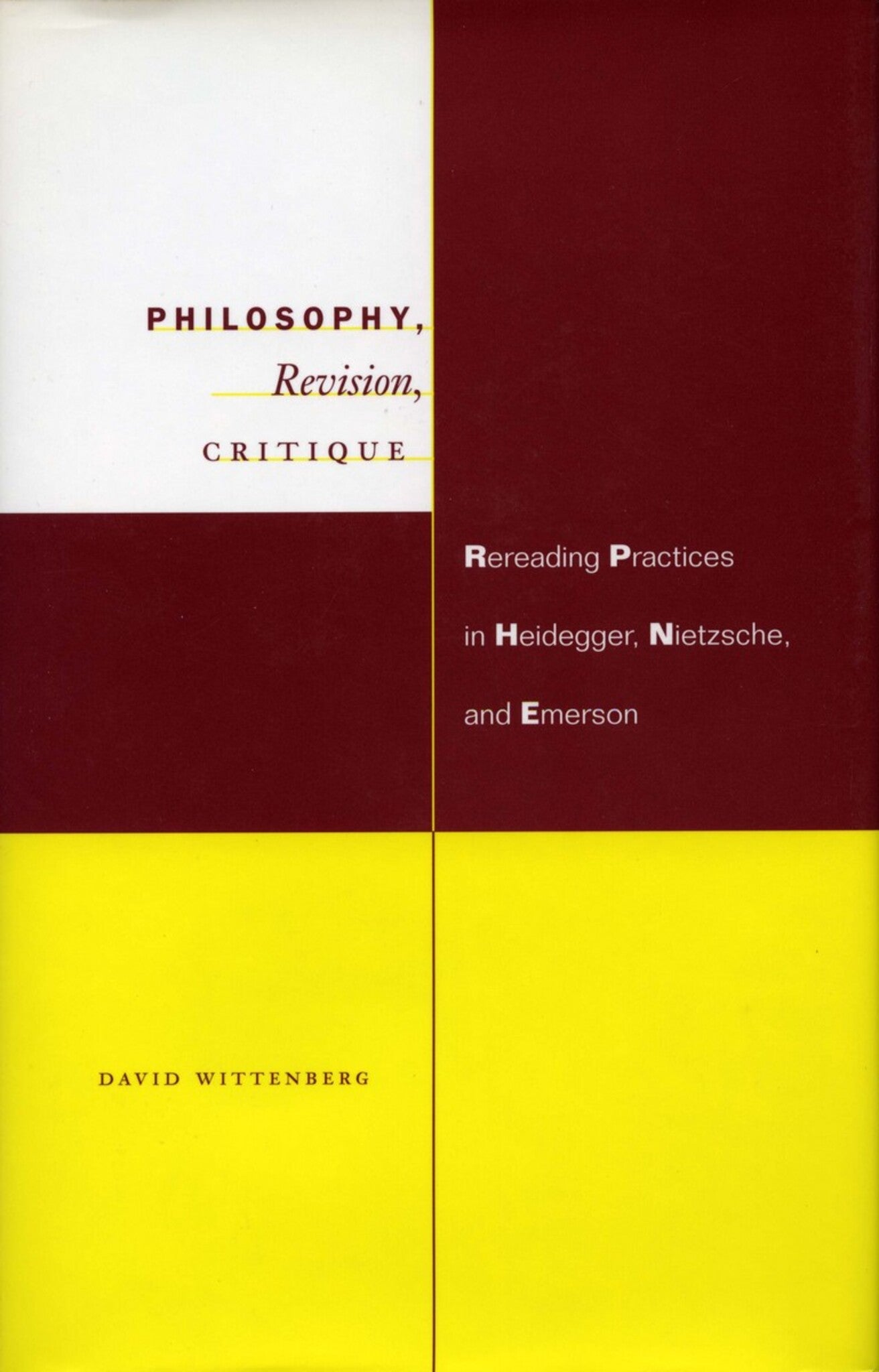 Cover image for Philosophy, Revision, Critique ISBN 9780804734158