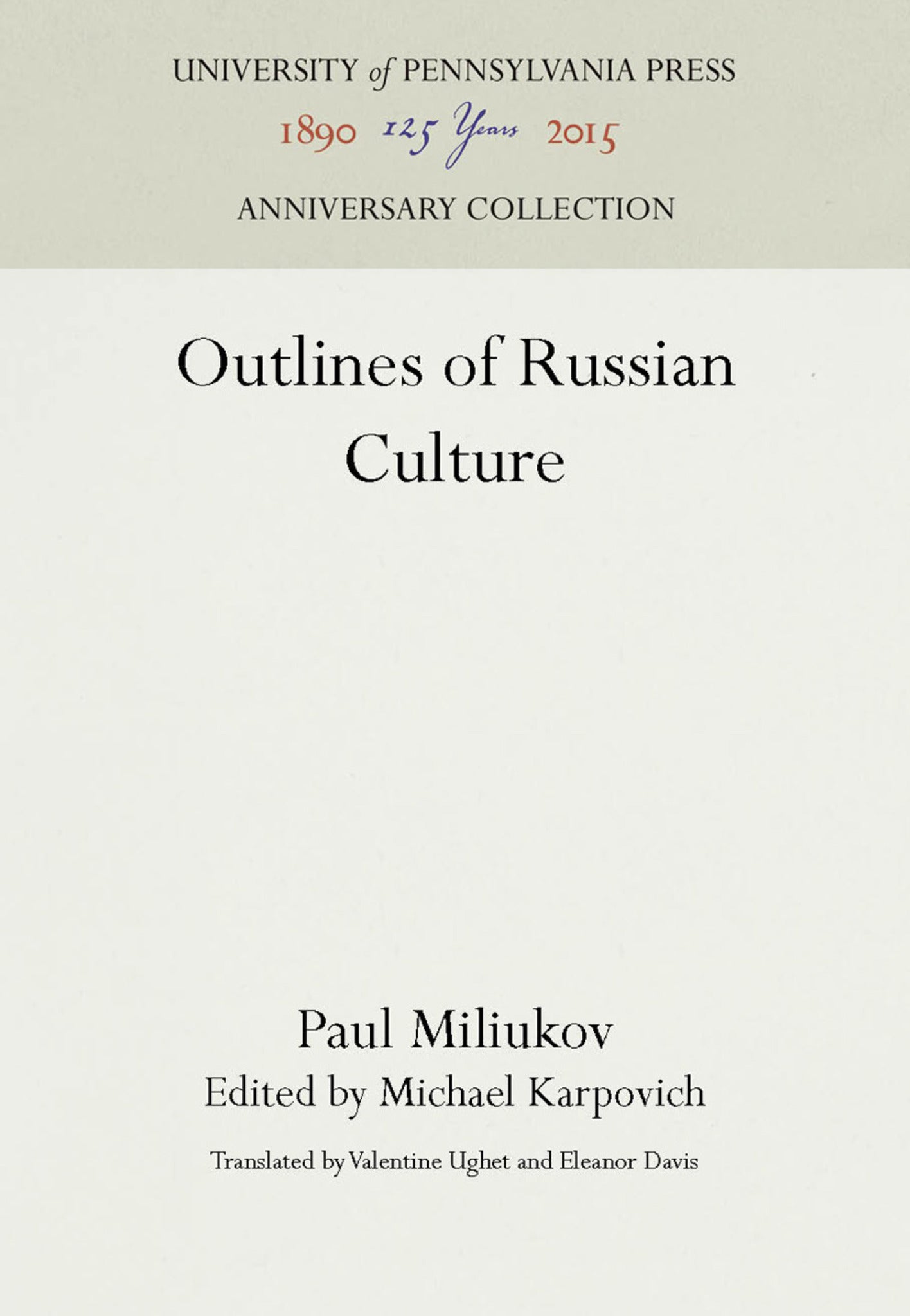 Outlines of Russian Culture