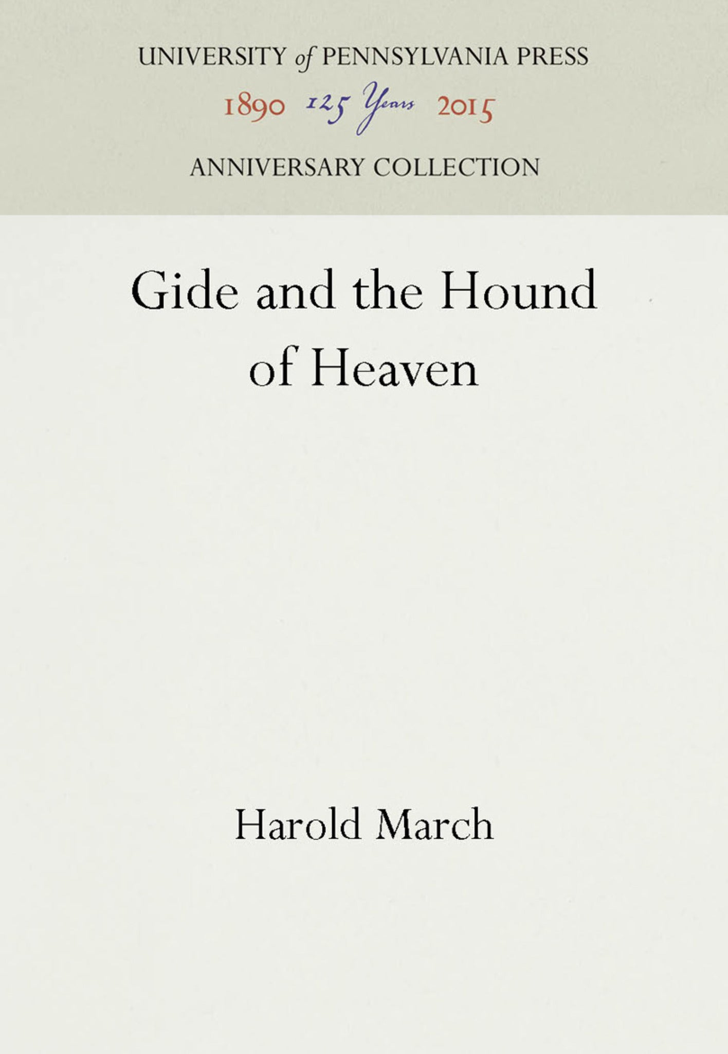 Gide and the Hound of Heaven