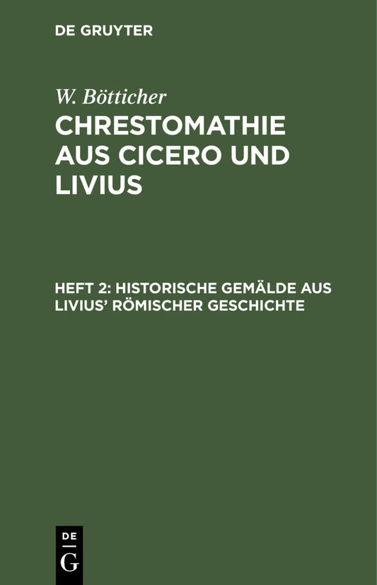 Historische Gemälde aus Livius’ römischer Geschichte