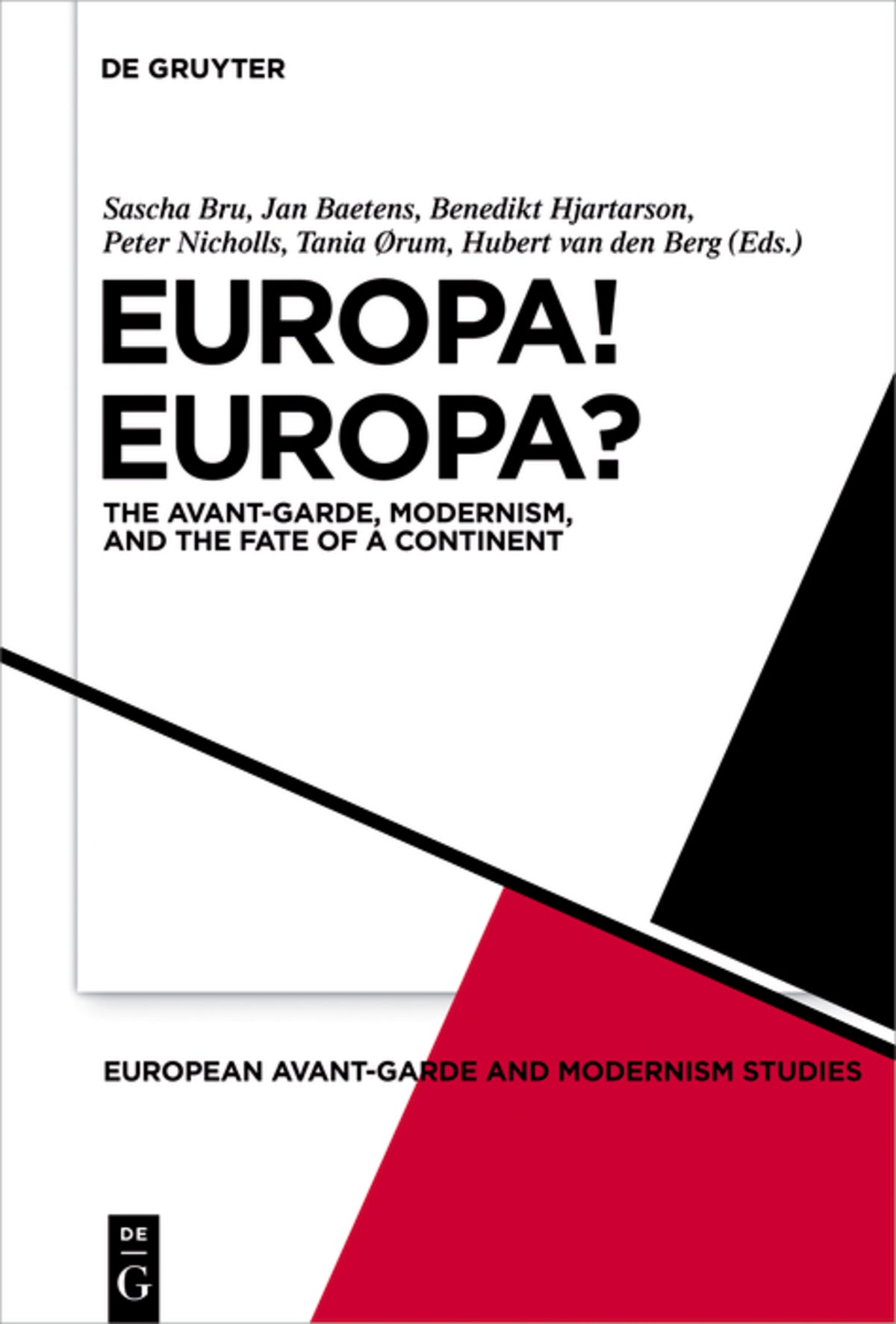 Cover image for Europa! Europa? ISBN 9783110217711