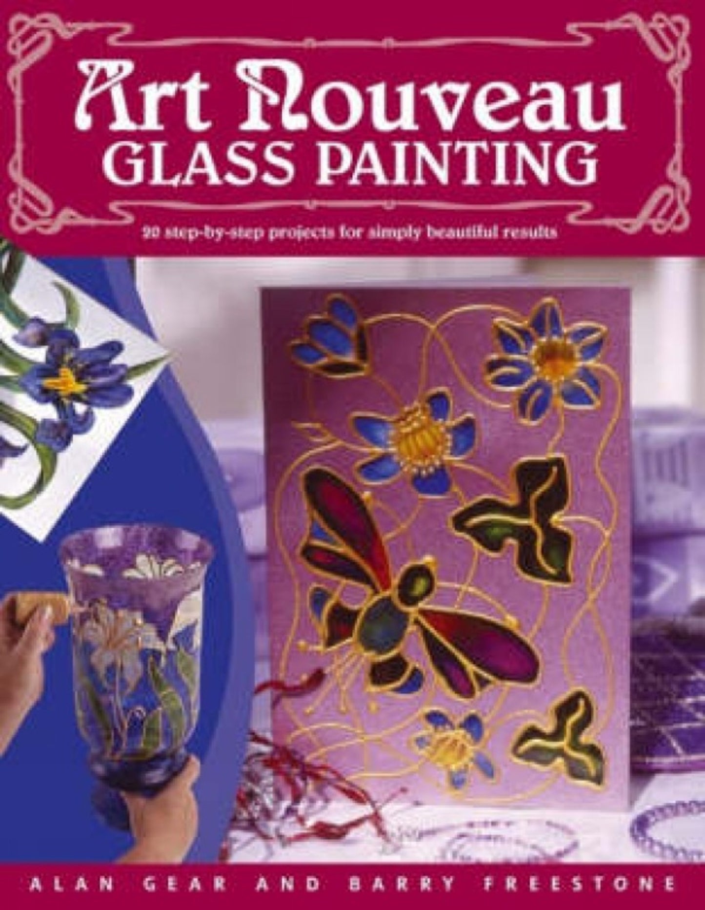 "Art Nouveau" Glass Painting Made Easy