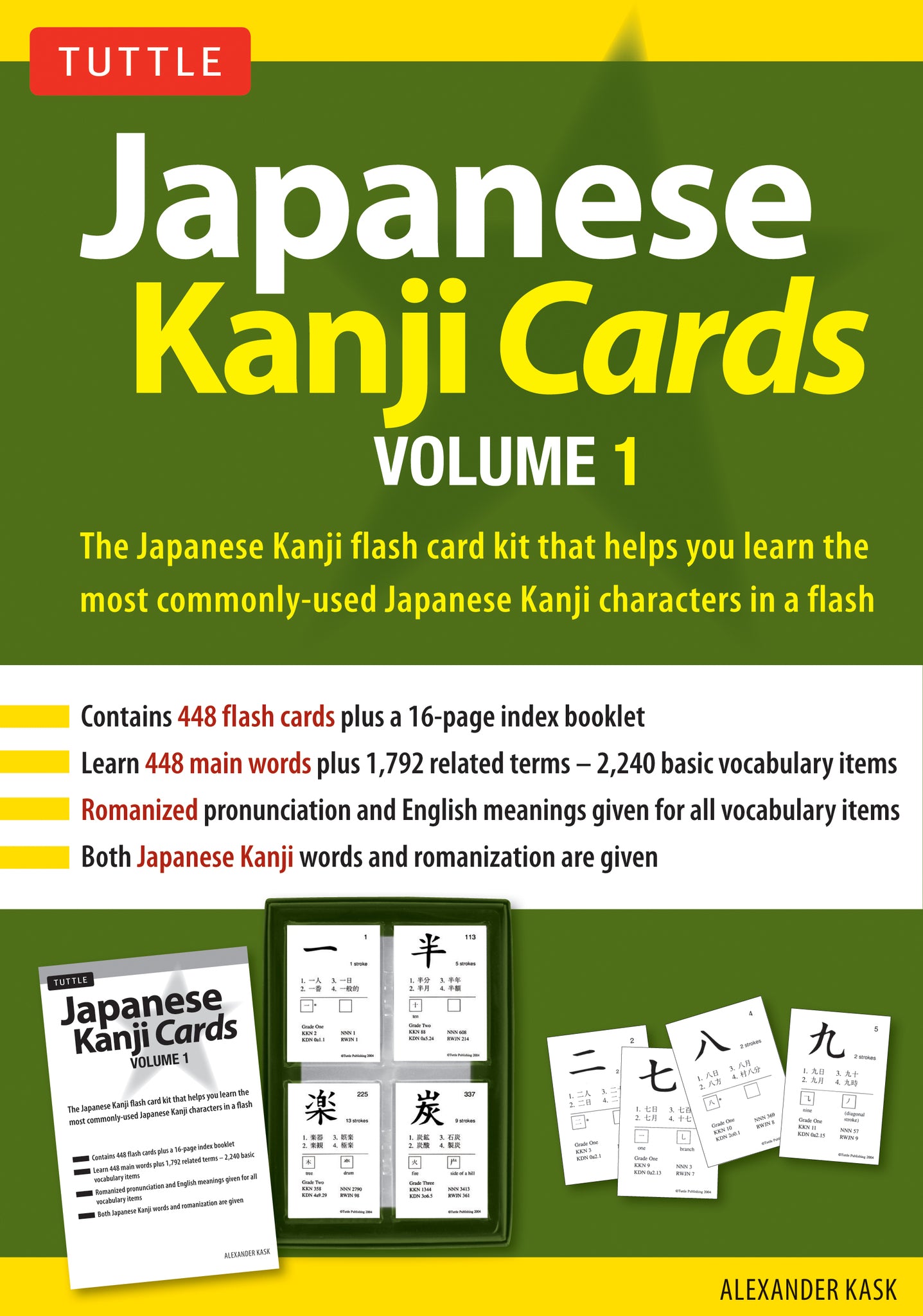 Cover image for Japanese Kanji Cards Kit Volume 1 ISBN 9784805314159