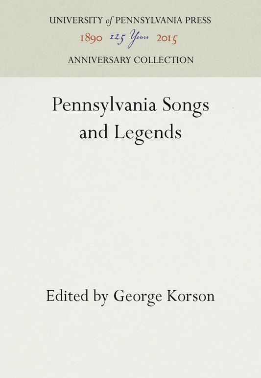 Pennsylvainia Songs and Legends