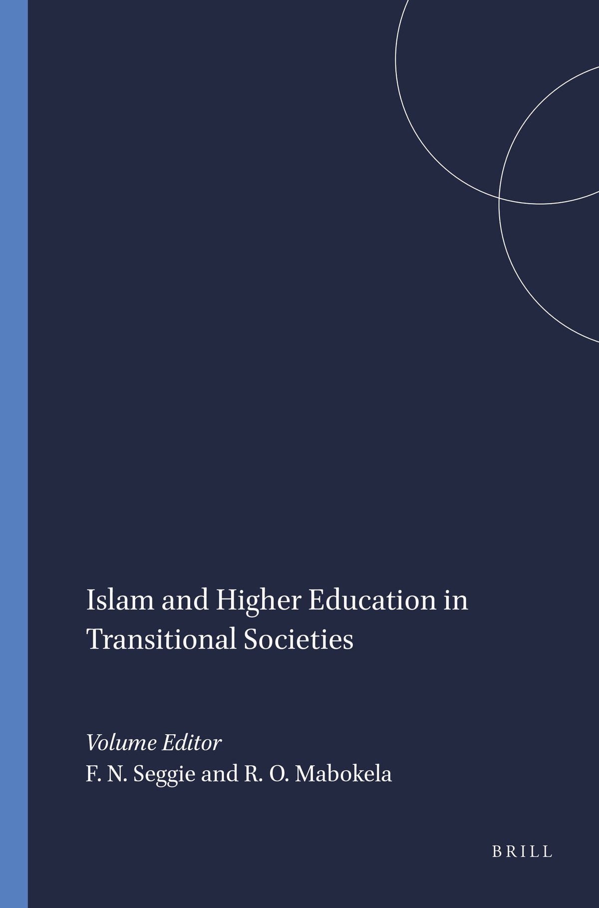 Cover image for Islam and Higher Education in Transitional Societies ISBN 9789087907037