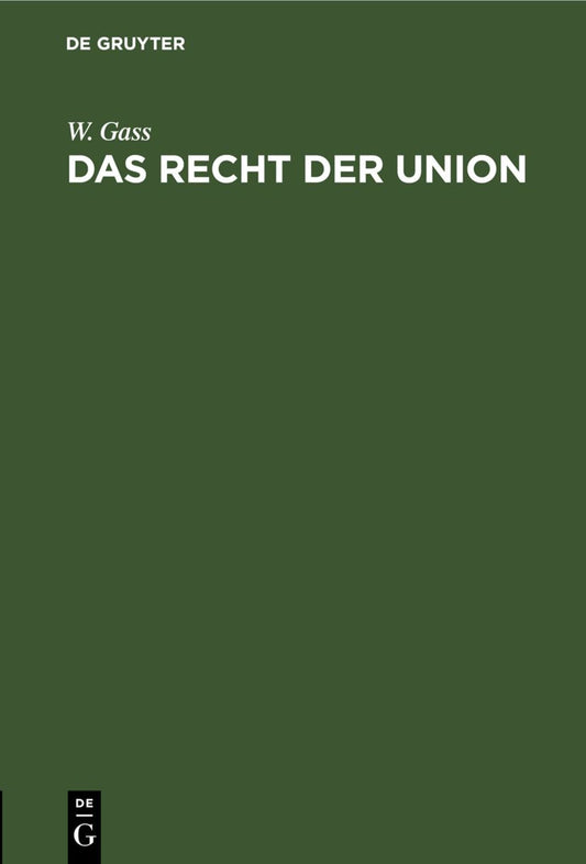 Das Recht der Union
