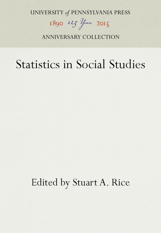 Statistics in Social Studies