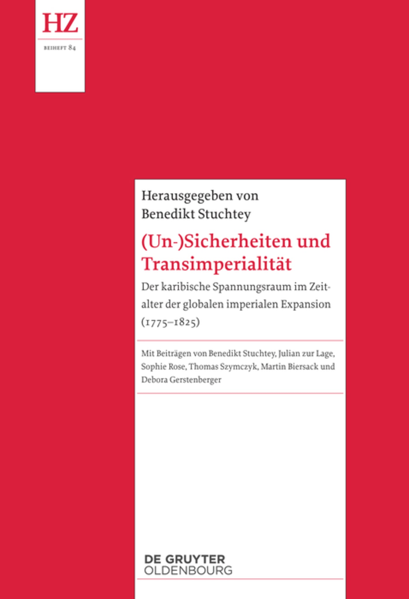 Cover image for (Un-)Sicherheiten und Transimperialität ISBN 9783112227879