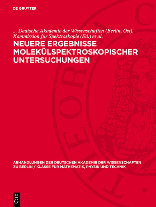 Neuere Ergebnisse molekülspektroskopischer Untersuchungen