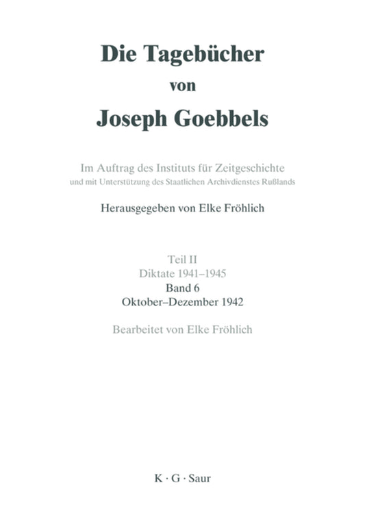 Oktober - Dezember 1942
