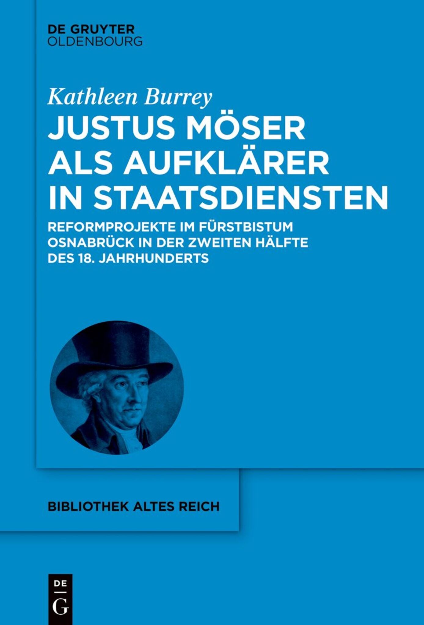 Cover image for Justus Möser als Aufklärer in Staatsdiensten ISBN 9783112234778
