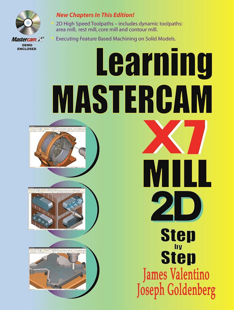Cover image for Learning Mastercam X7 Mill 2D Step by Step ISBN 9780831134860