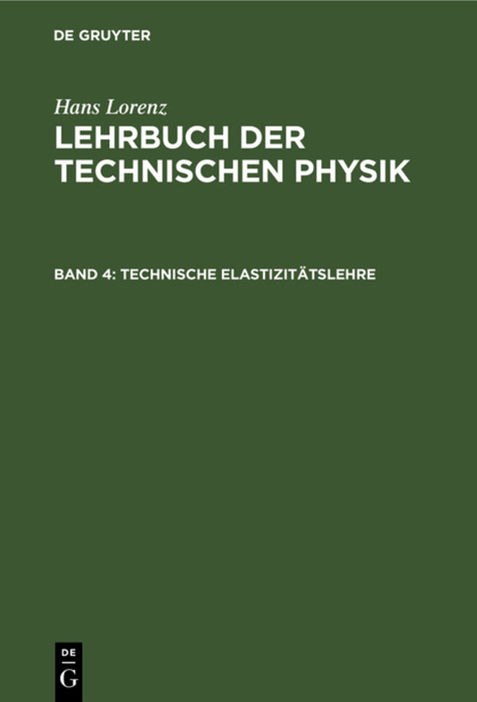 Technische Elastizitätslehre
