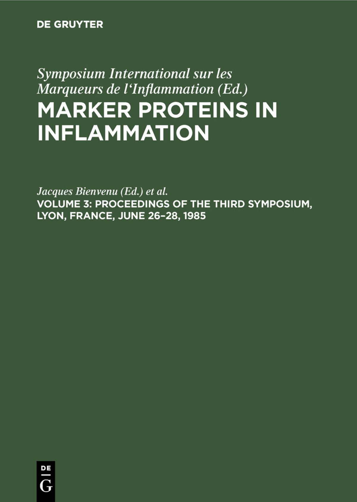 Proceedings of the Third Symposium, Lyon, France, June 26–28, 1985