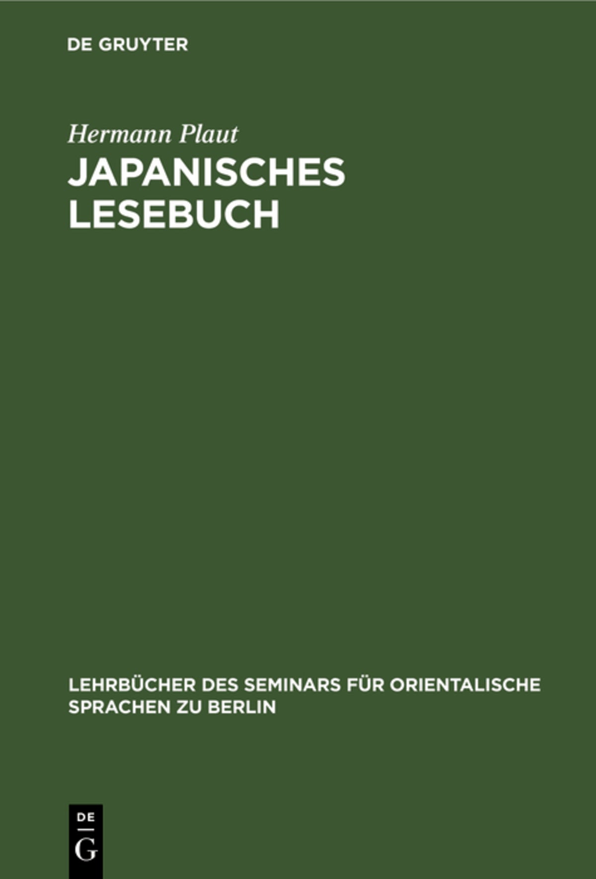 Japanisches Lesebuch