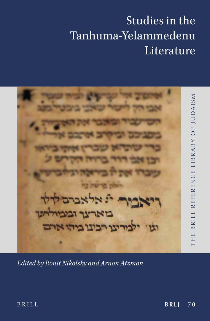 Cover image for Studies in the Tanhuma-Yelammedenu Literature ISBN 9789004469181
