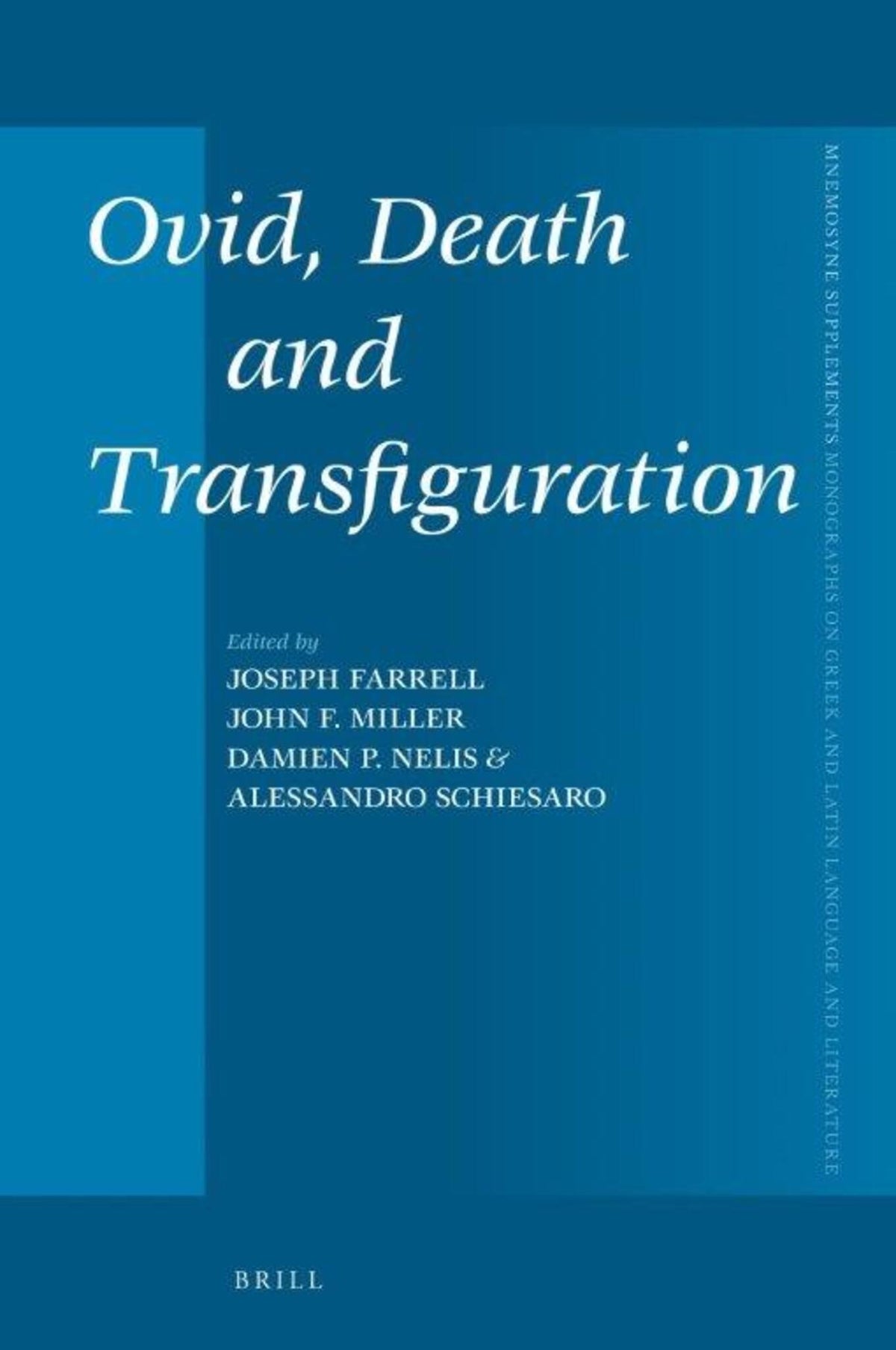 Cover image for Ovid, Death and Transfiguration ISBN 9789004528819