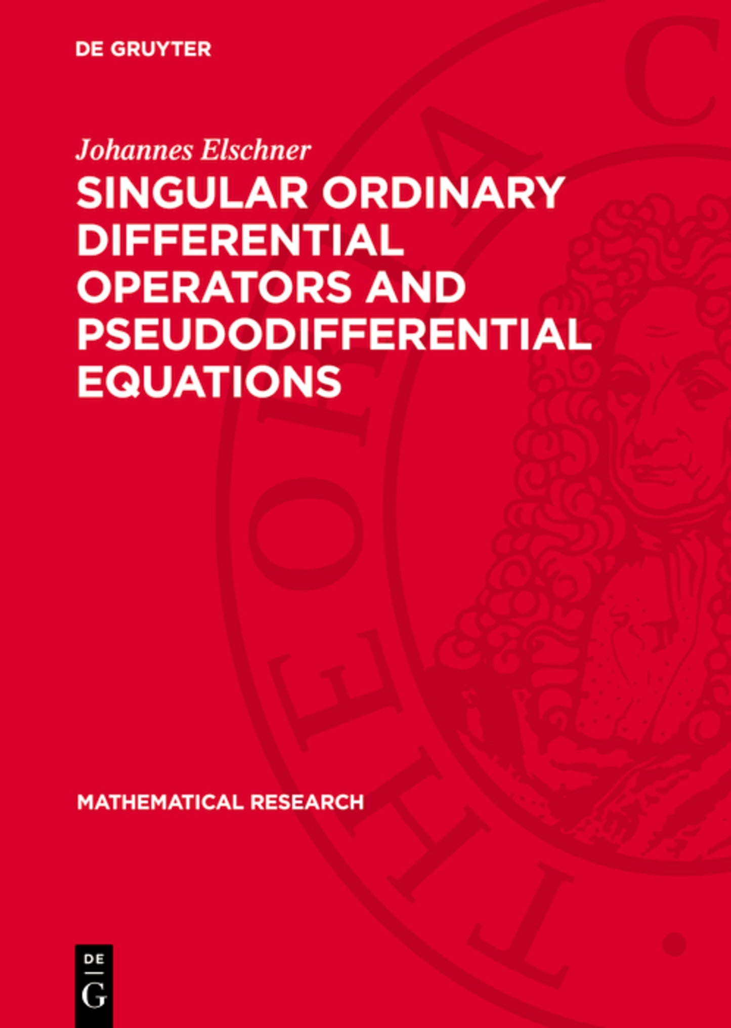 Singular Ordinary Differential Operators and Pseudodifferential Equations