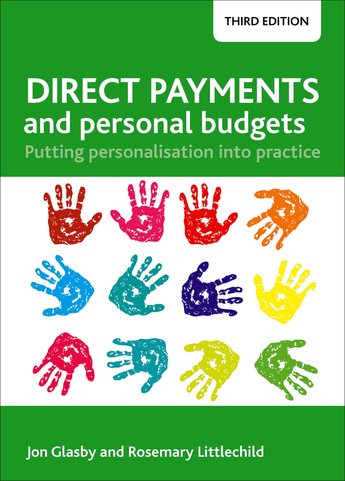 Cover image for Direct Payments and Personal Budgets ISBN 9781447326762