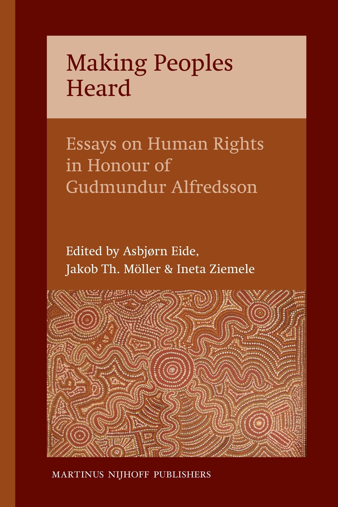 Cover image for Making Peoples Heard ISBN 9789004191914