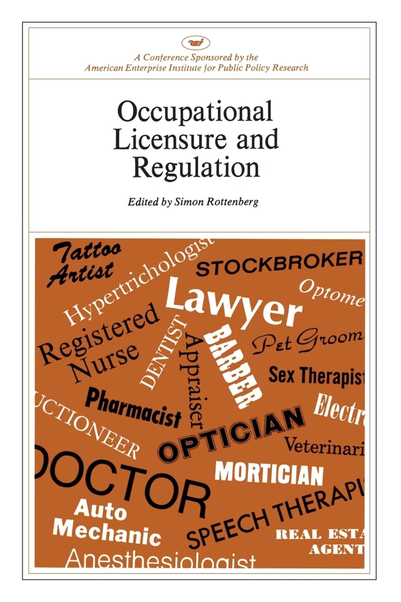 Cover image for Occupational Licensure and Regulation ISBN 9780844721934