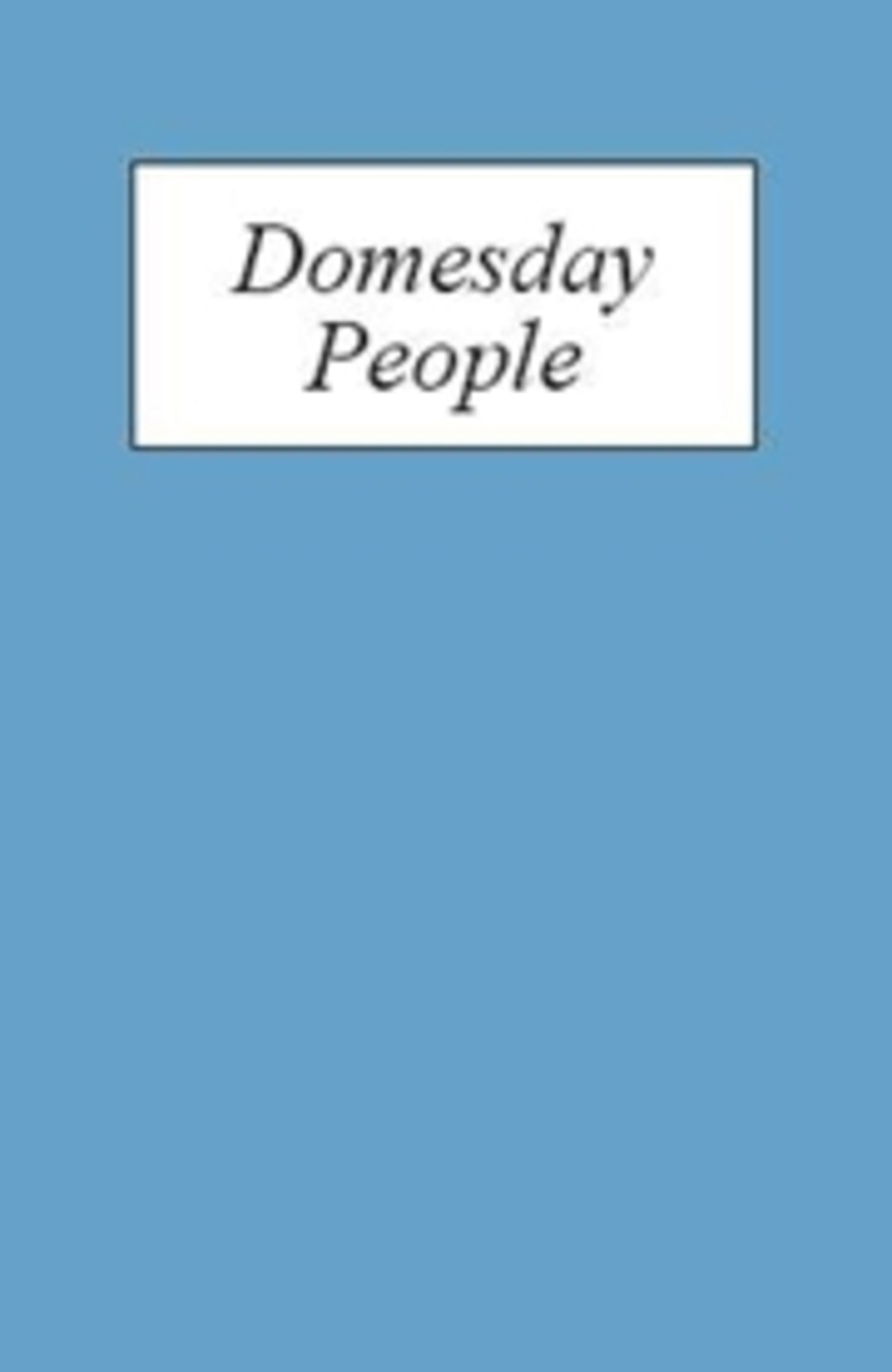 Cover image for Domesday People ISBN 9780851157221