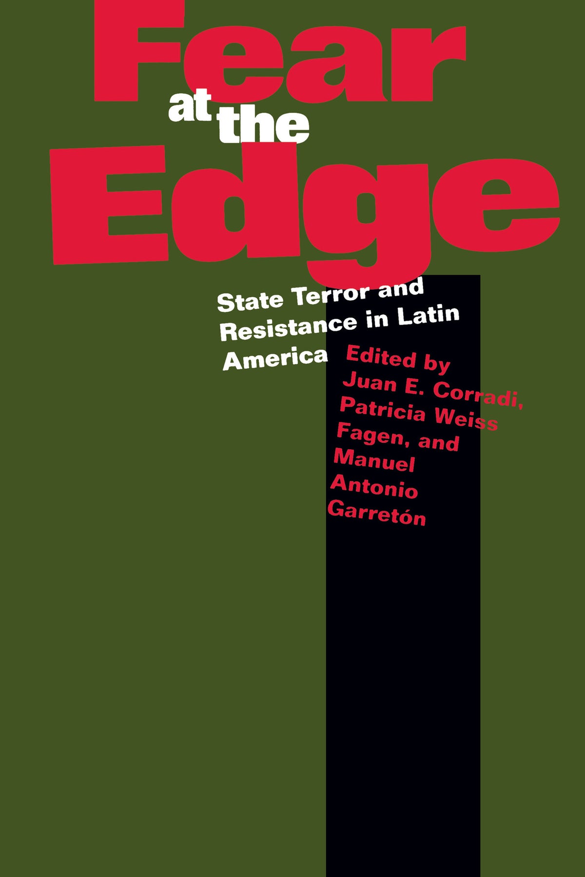 Cover image for Fear at the Edge ISBN 9780520912205