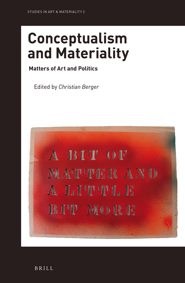 Cover image for Conceptualism and Materiality ISBN 9789004372832