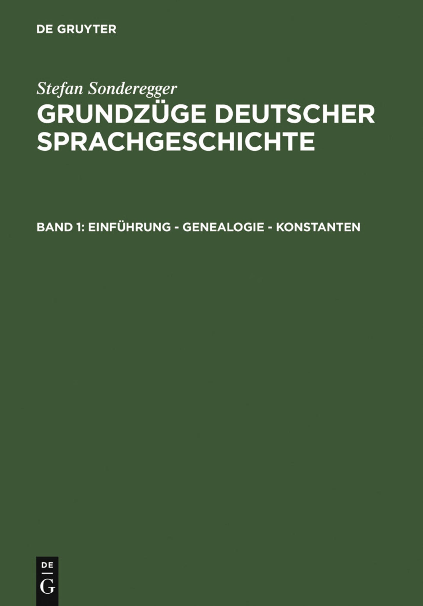 Einführung - Genealogie - Konstanten