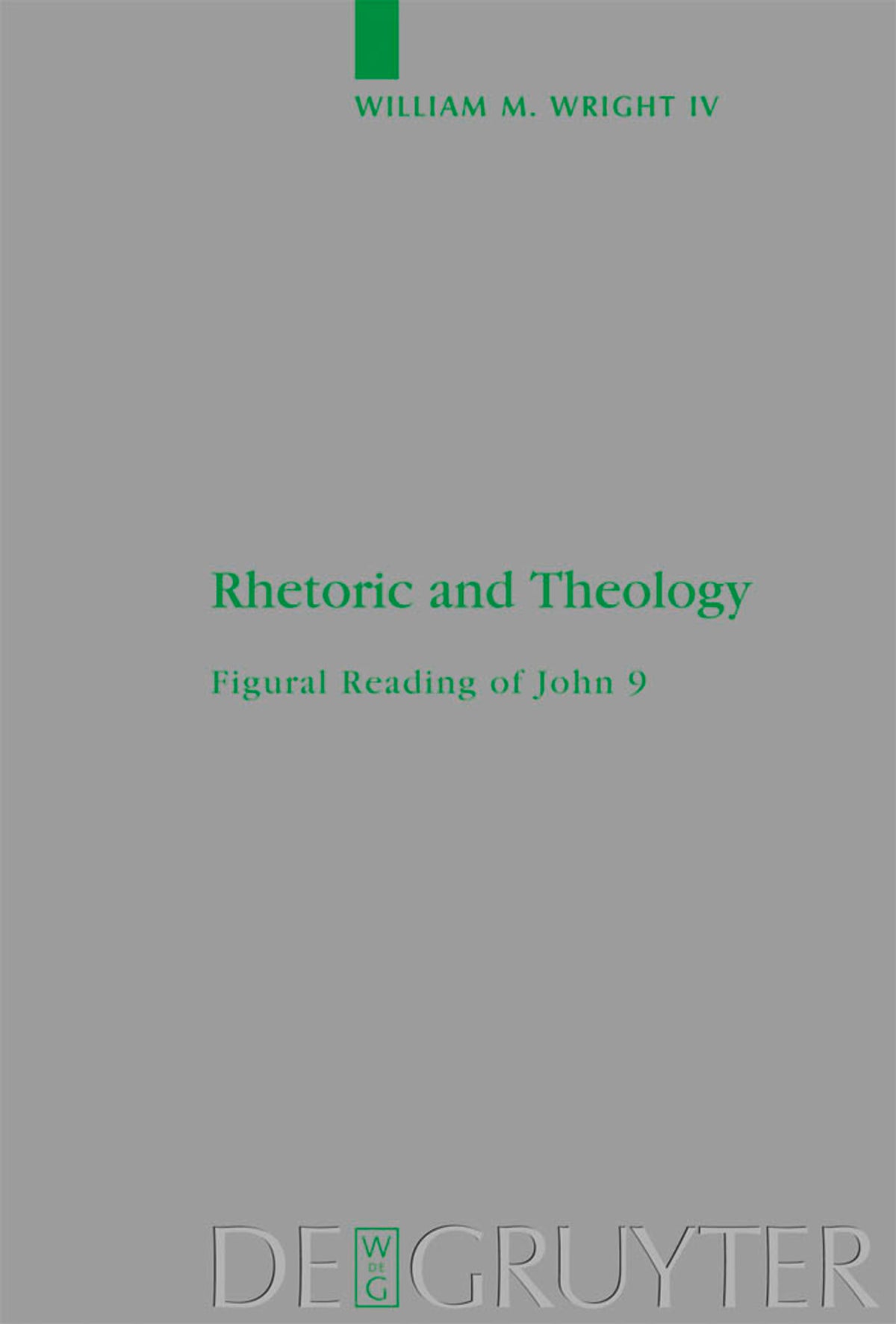 Cover image for Rhetoric and Theology ISBN 9783110221633