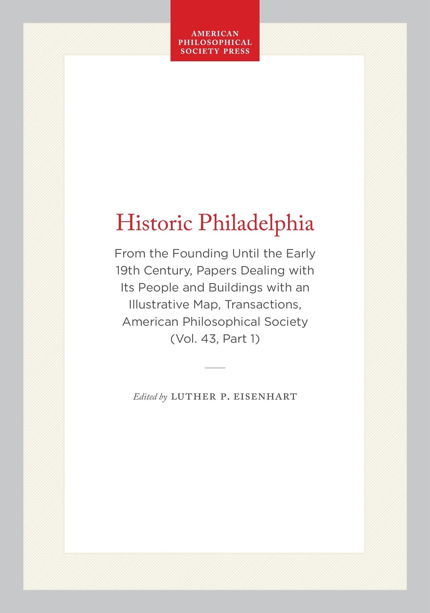 Cover image for Historic Philadelphia ISBN 9798893983968
