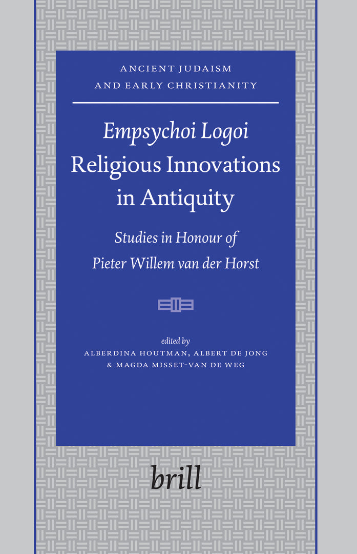 Cover image for Empsychoi Logoi — Religious Innovations in Antiquity ISBN 9789004165977