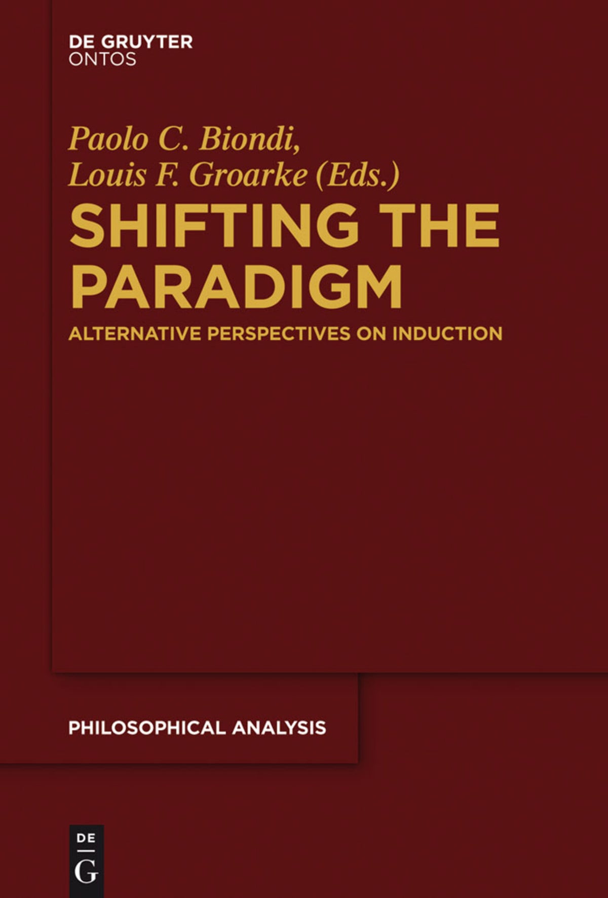Cover image for Shifting the Paradigm ISBN 9783110340273
