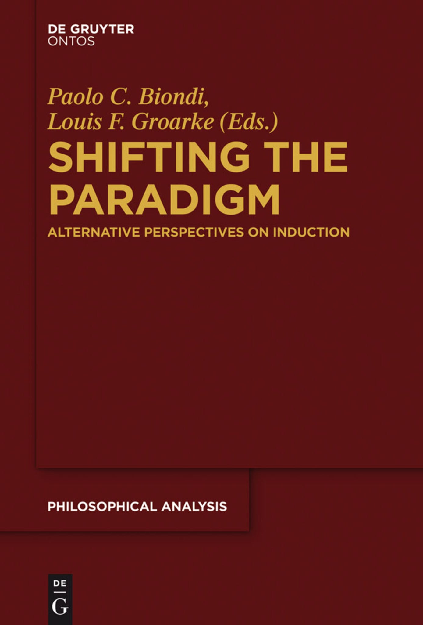 Cover image for Shifting the Paradigm ISBN 9783110340273