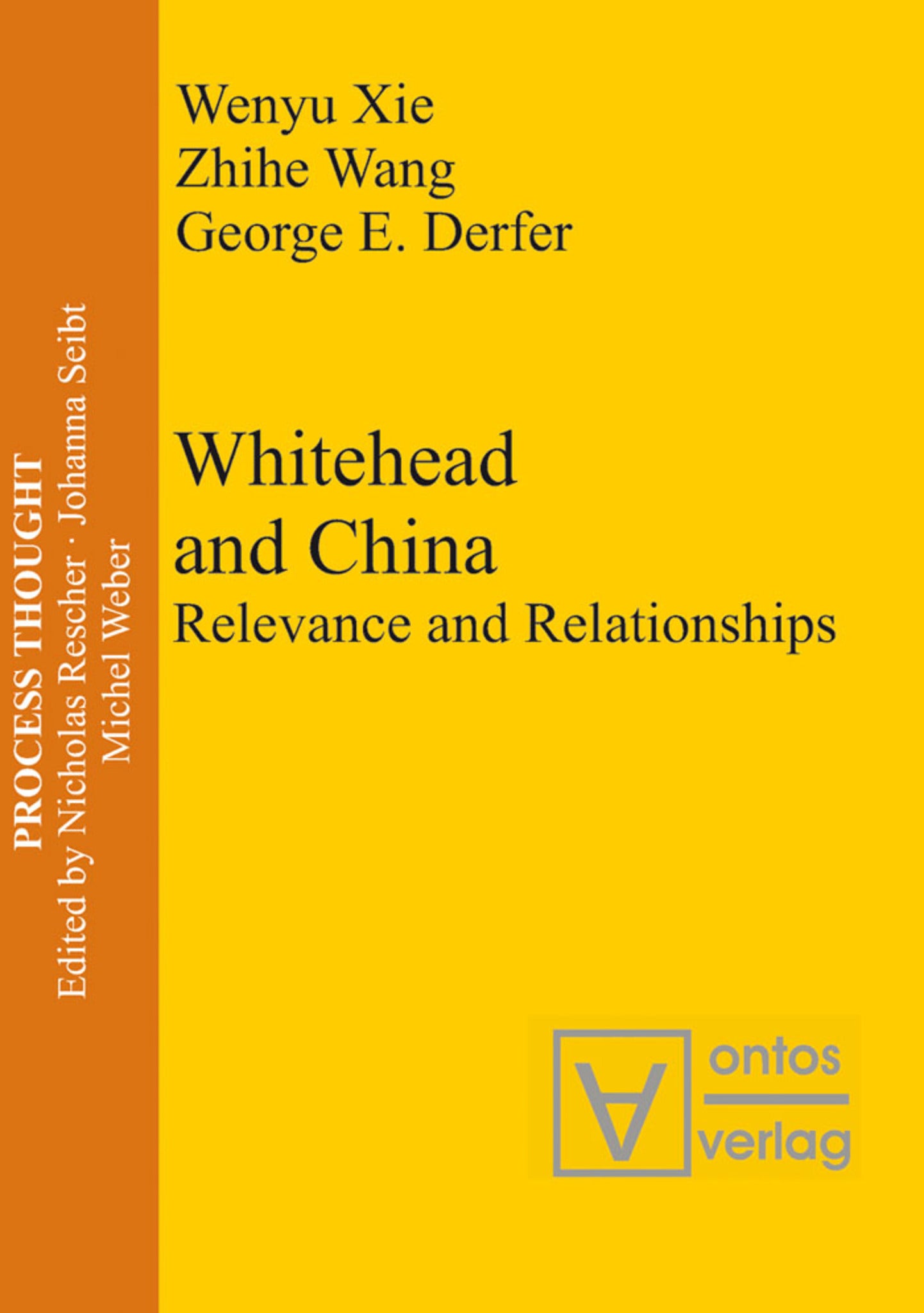 Cover image for Whitehead and China ISBN 9783110327953